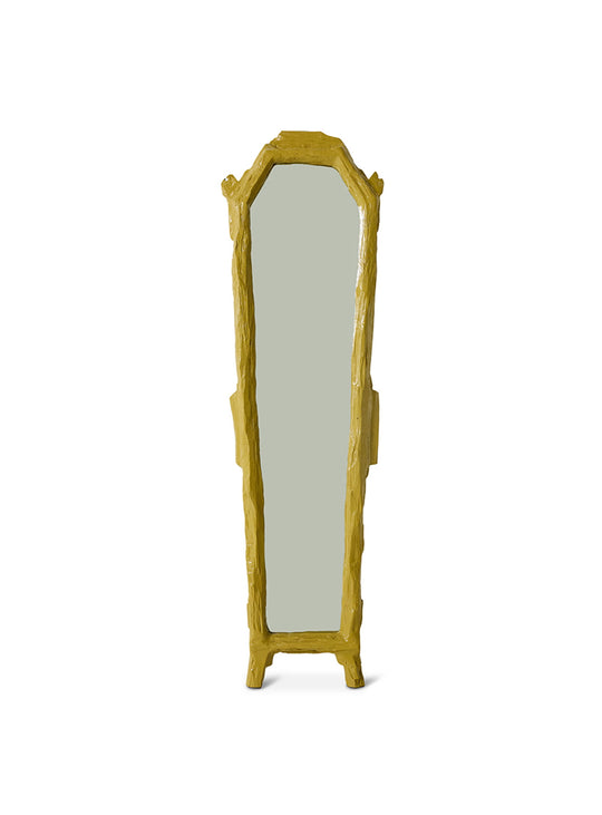 Découvrez le miroir sur pied Antique HKliving, une création de Teun Zwets au style affirmé.