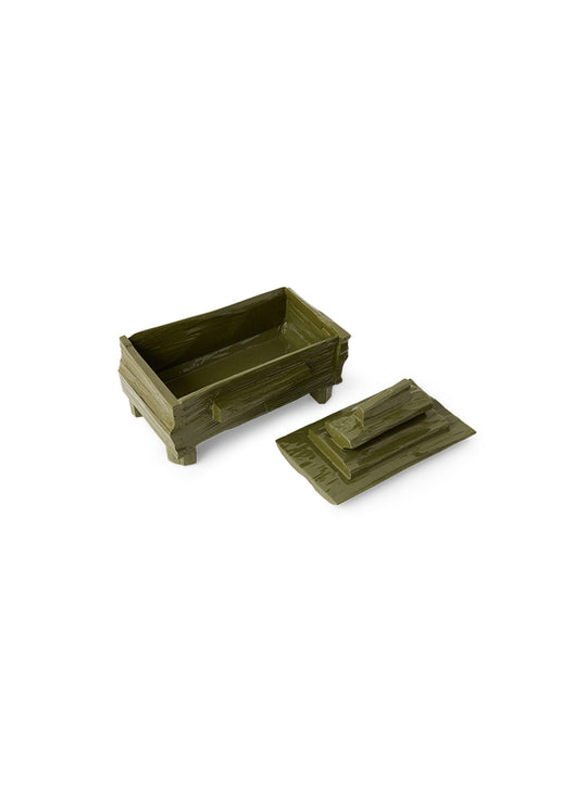 Boîte à bijoux Teun Zwets HKliving, un objet décoratif au caractère affirmé et unique. moss