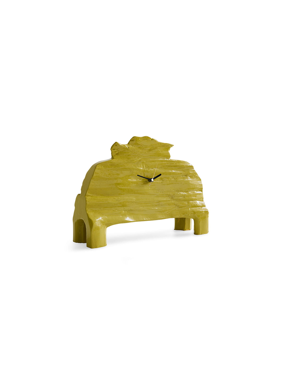 Horloge Teun Zwets HKliving en sungkai massif, pensée pour apporter caractère et originalité à votre intérieur. khaki