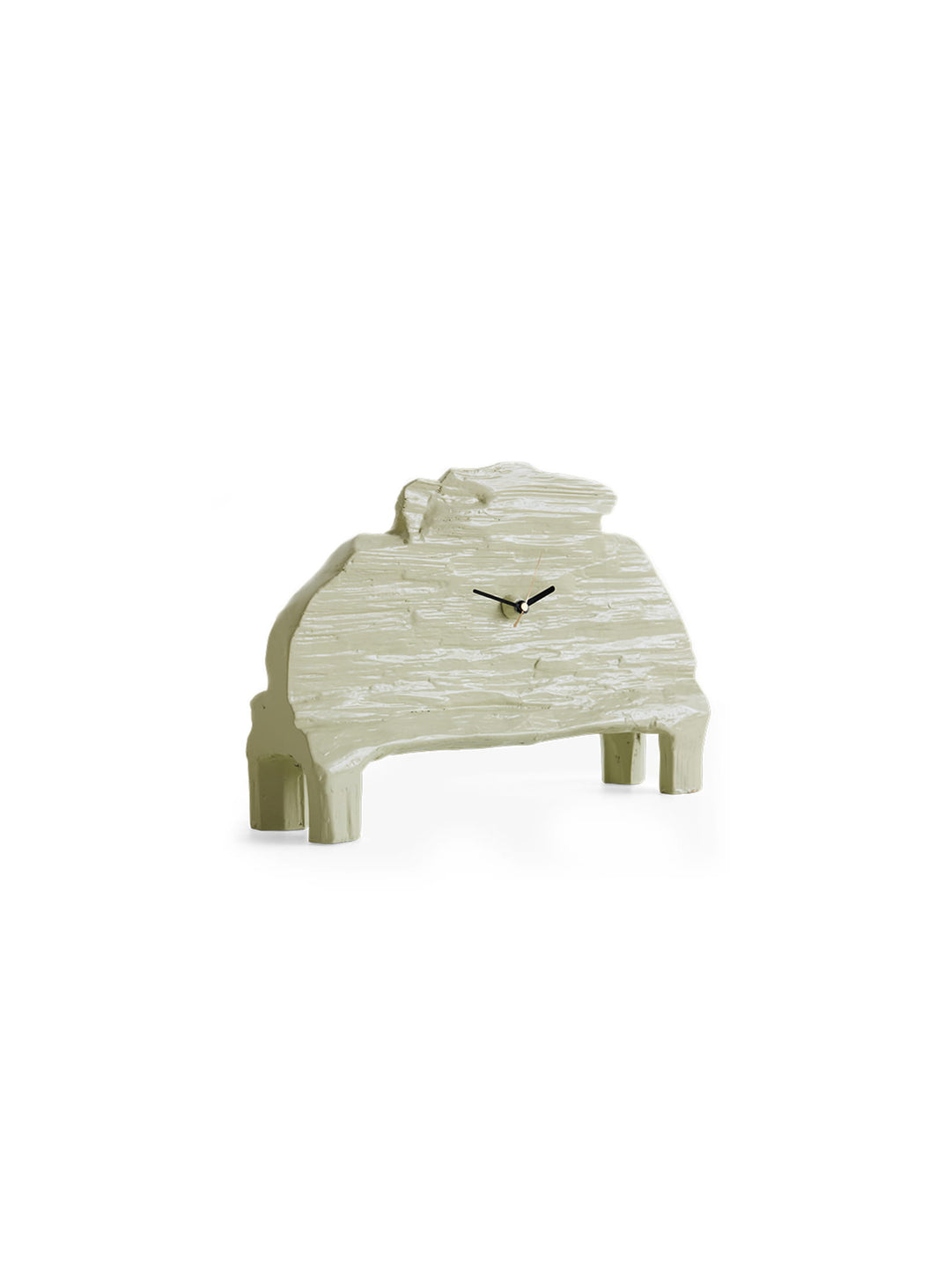Horloge Teun Zwets HKliving, un objet décoratif en bois massif au design audacieux et contemporain. seafoam
