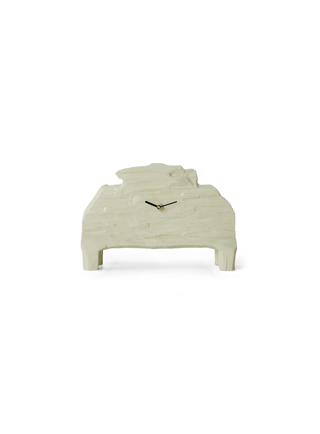 Horloge Teun Zwets HKliving, un design expressif aux proportions contrastées et à la présence affirmée. seafoam