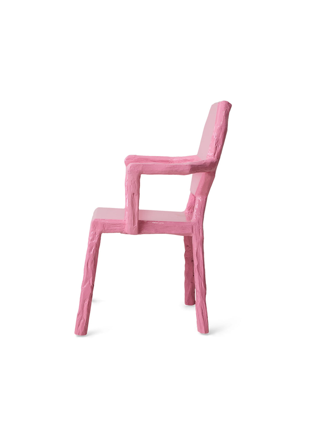 Chaise à dîner Teun Zwets HKliving en bois massif, au design brut, expressif et résolument contemporain. candy