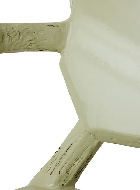 Chaise à dîner Teun Zwets HKliving, un mobilier de caractère aux lignes généreuses et à l’allure artistique. seafoam