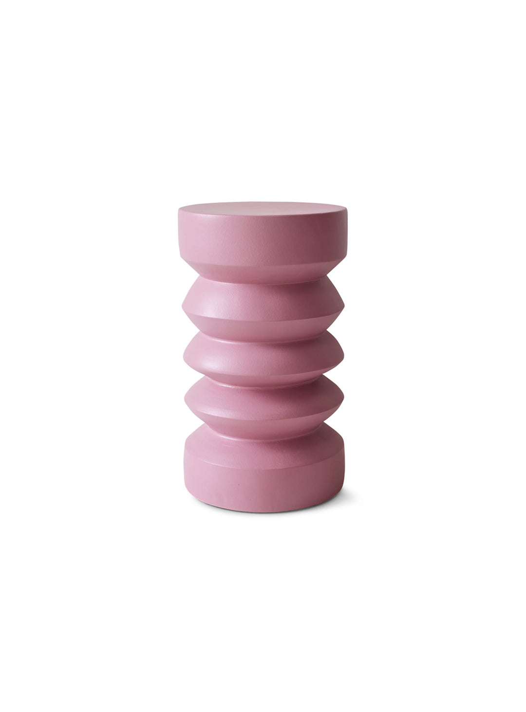 Table d’appoint ZigZag HKliving, pièce design colorée au style contemporain affirmé. rose