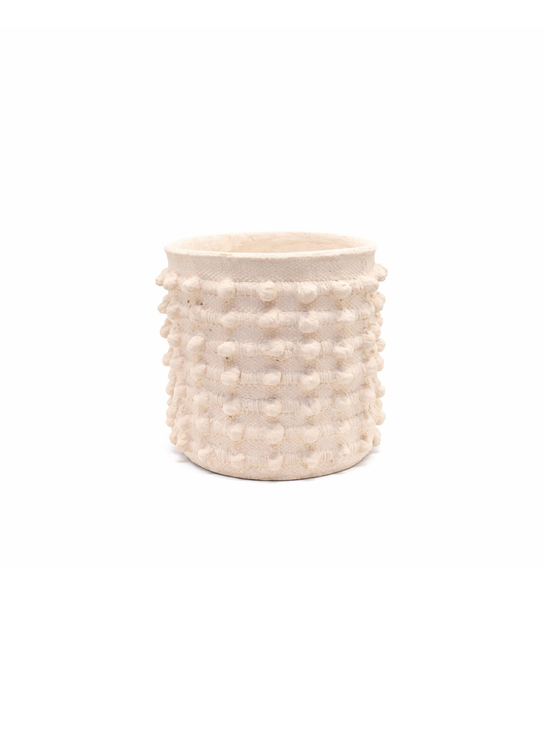 Cache-pots Hobnail en ciment robuste, parfaits pour intérieur et extérieur. grand