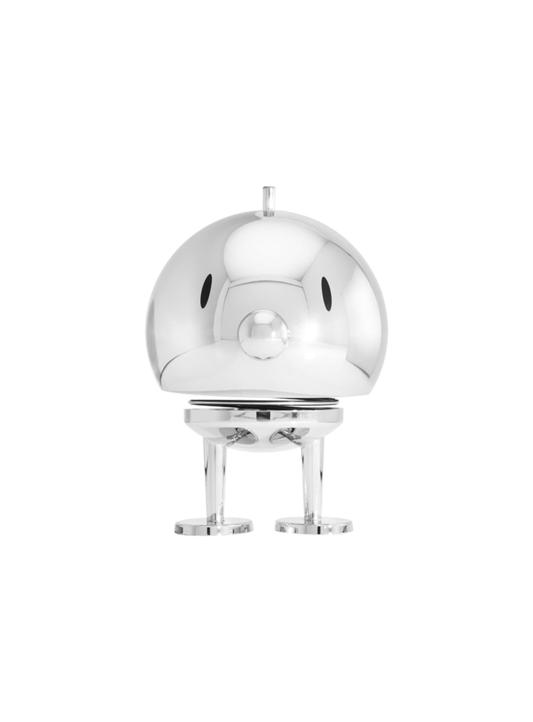 Figurine Bumble Hoptimist chrome : une décoration moderne au style raffiné et lumineux.