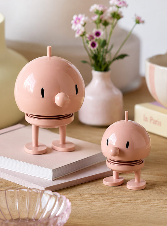Figurine Bumble Hoptimist, décoration design danoise coloris melon. M