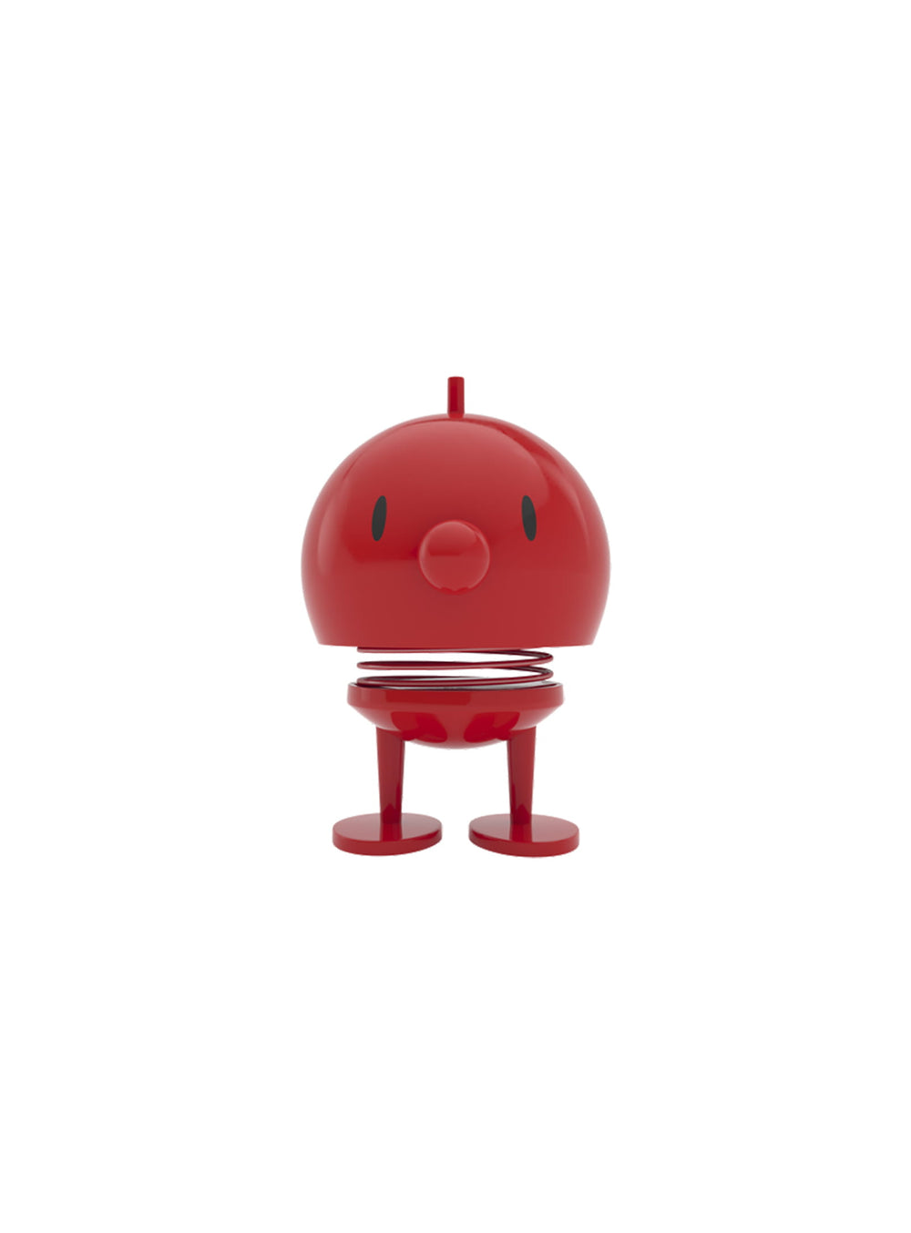 Figurine rouge Bumble Hoptimist, objet déco iconique au design scandinave. M