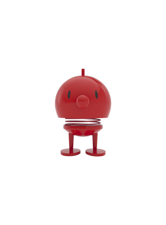Figurine rouge Bumble Hoptimist, objet déco iconique au design scandinave. M