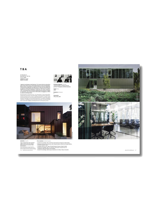 Ouvrage Index-Design Guide des 200 architectes, panorama du talent québécois.