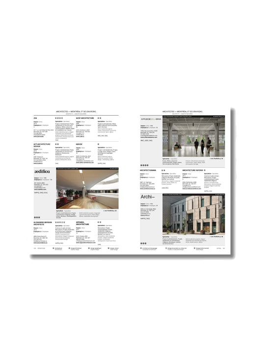 Guide des 200 architectes Index-Design, portfolios et projets inspirants.