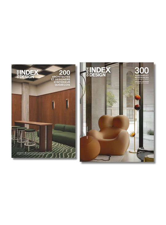 Duo de guides Index-Design Duo indispensable, ressource ultime pour aménager.
