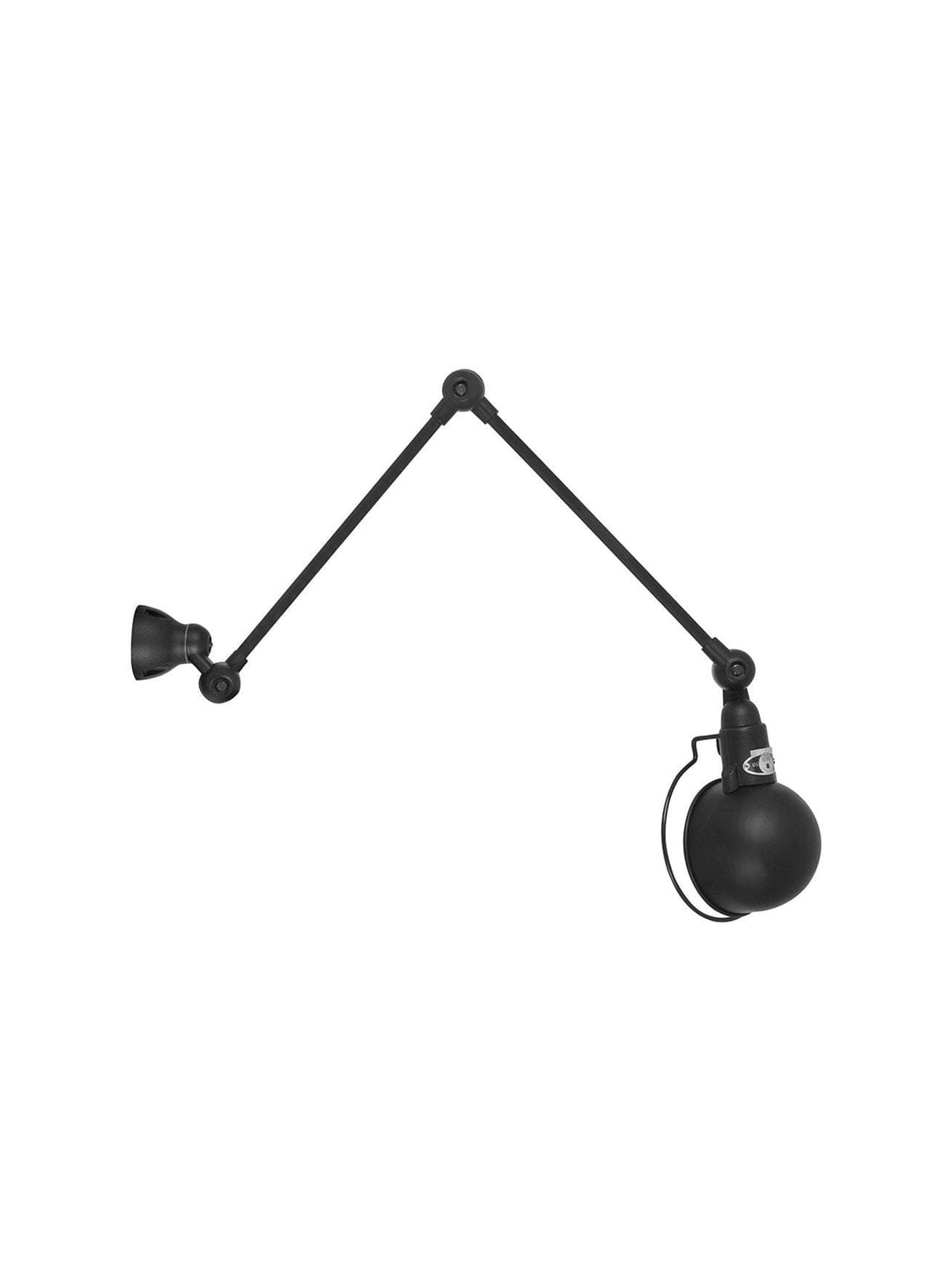 Lampe Jielde murale, performance pro et esthétique vintage. noir