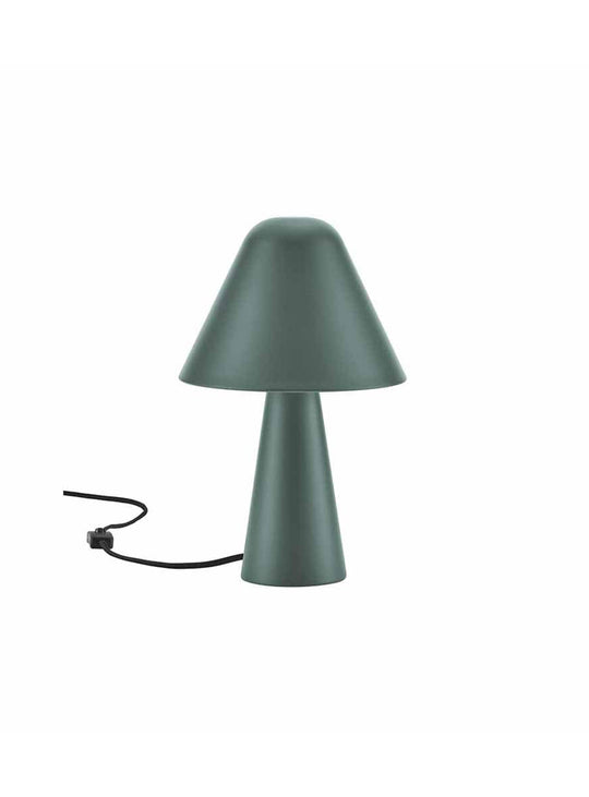 Lampe de table Jovial : abat-jour pivotant et lumière douce pour la lecture. vert