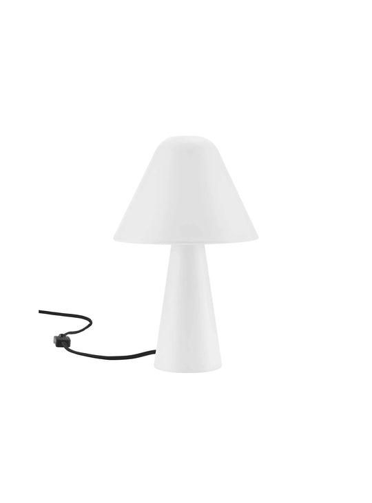 La lampe de table Jovial apporte une touche vintage élégante à votre intérieur. blanc