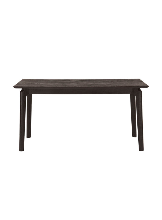Table à dîner Kenzo, idéale pour des repas conviviaux jusqu’à quatre personnes. noir
