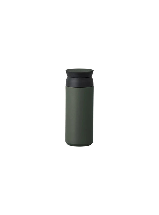 Bouteille isotherme Travel Tumbler KINTO, une gourde sous vide au design élégant et pratique. vert 500