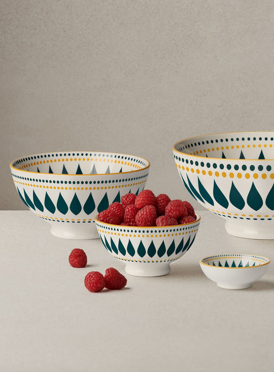 Bols Kiri, motifs vibrants pour apporter une touche d’exotisme à votre table. petal dot daisy