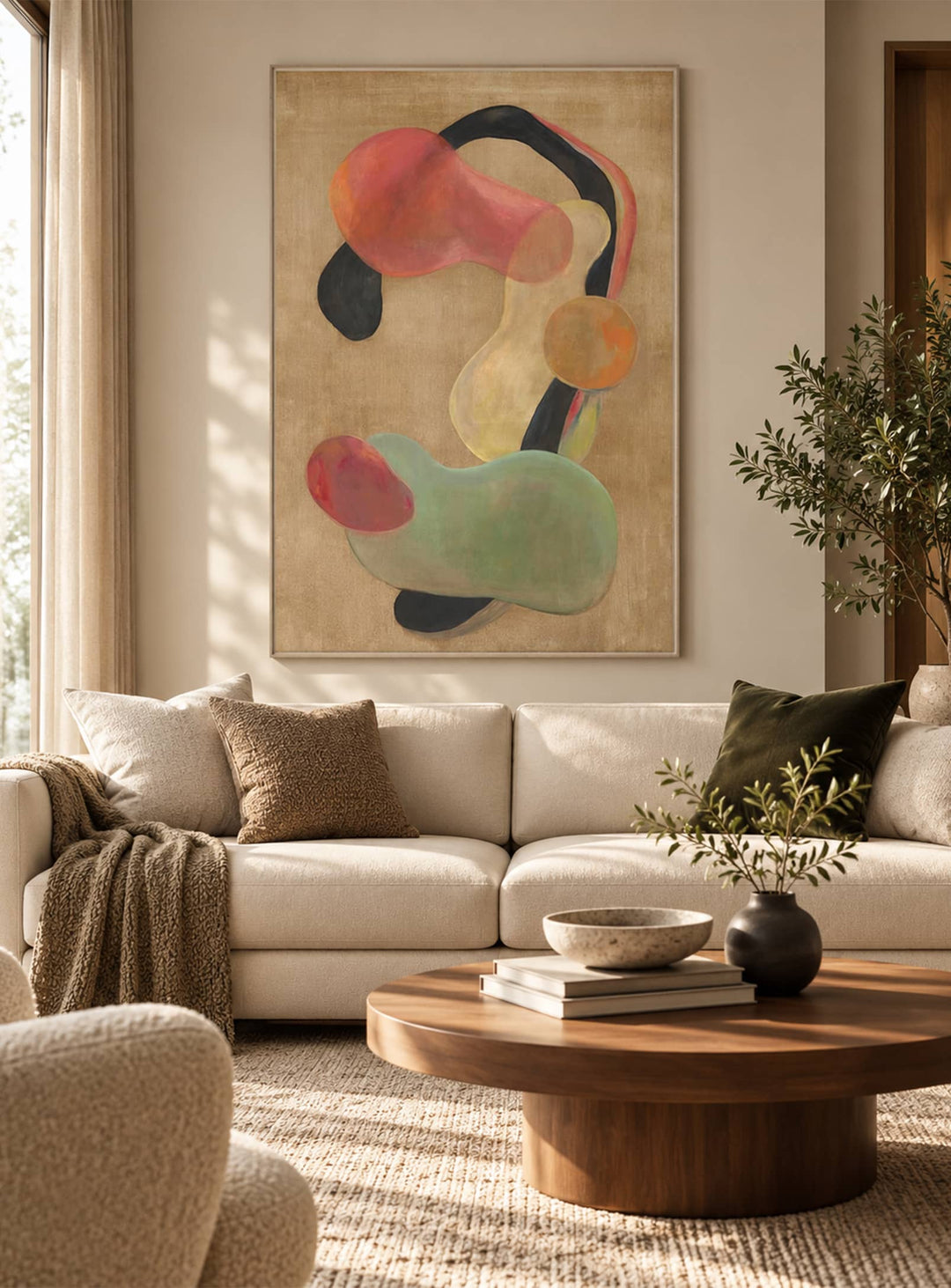 Tableau Floating Illusions de l'artiste Maelani Blue our Leftbank Art. Peinture sur toile.