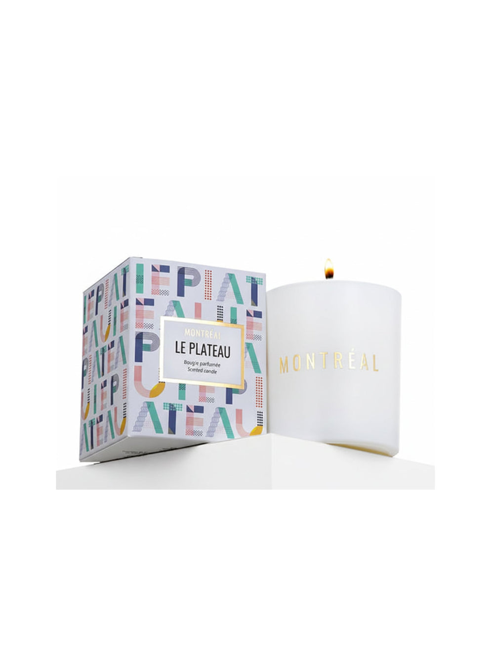 Bougies parfumées Les Citadines, cire de soya et huiles rares pour un parfum raffiné. Le Plateau