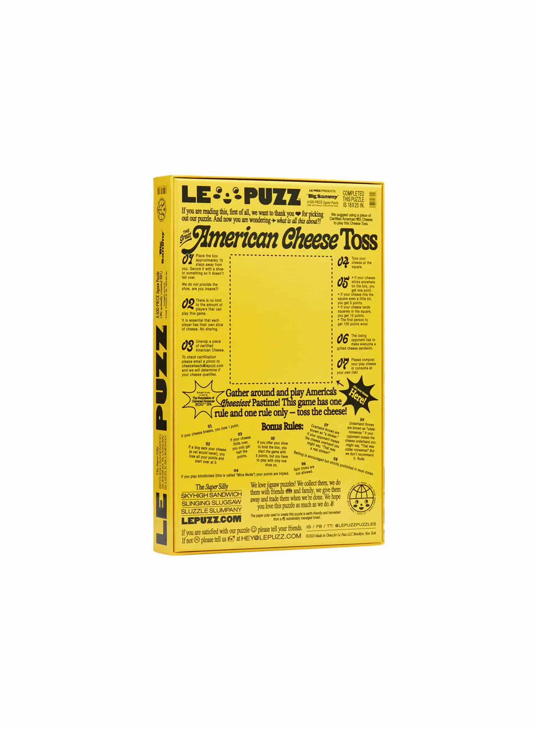 Puzzle Big Sammy Le Puzz : puzzle 500 pièces fun et décalé pour un moment créatif.