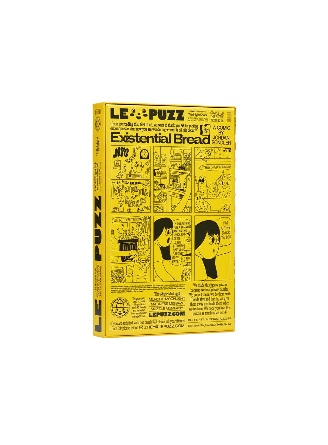 Puzzle Midnight Snack Le Puzz : casse-tête fun pour amateurs de grignotage.