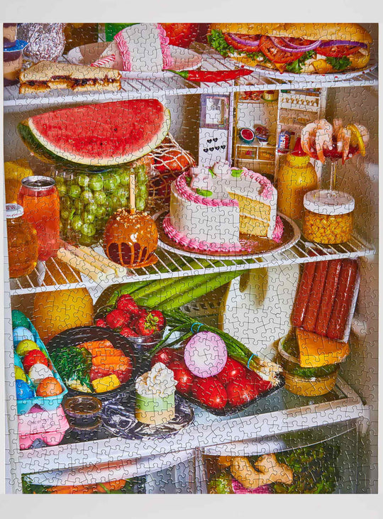 Puzzle Midnight Snack Le Puzz : puzzle 1000 pièces au visuel food nocturne.
