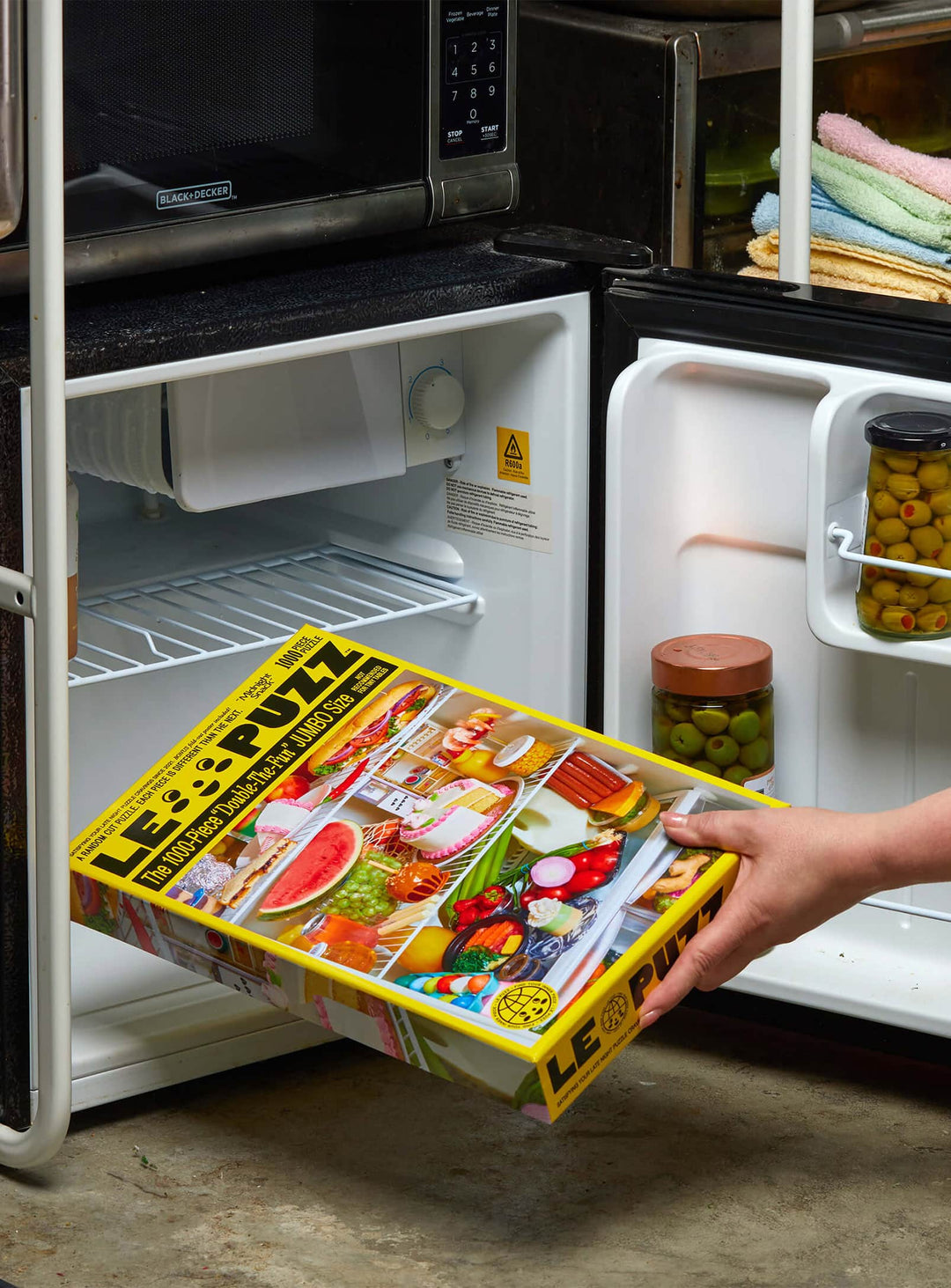 Puzzle Midnight Snack Le Puzz : casse-tête 1000 pièces gourmand et décalé.