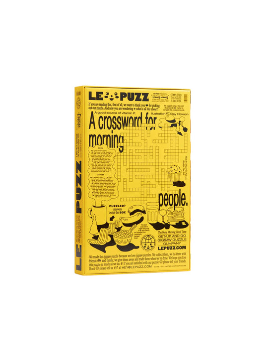 Puzzle Wakey Wakey Le Puzz : casse-tête fun et gourmand pour une pause créative.