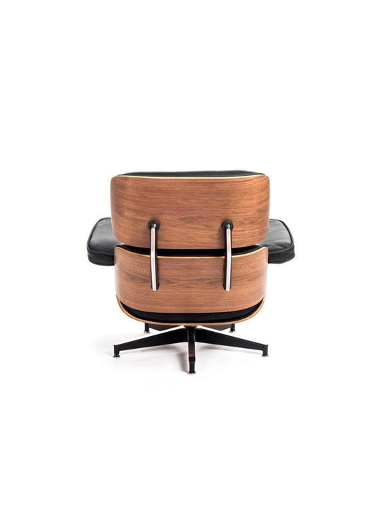 Nüspace Lounge : fauteuil design Mid-Century au charme rétro-chic. noir