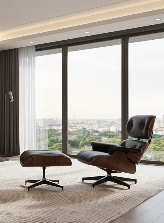 Lounge par Nüspace : confort suprême et esthétique raffinée. noir