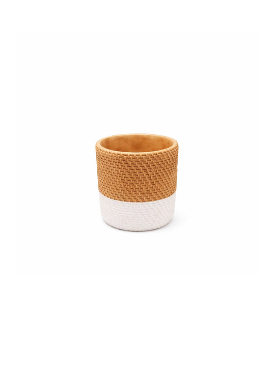 Cache-pots en ciment Maco élégants et pratiques, disponibles en trois tailles. petit