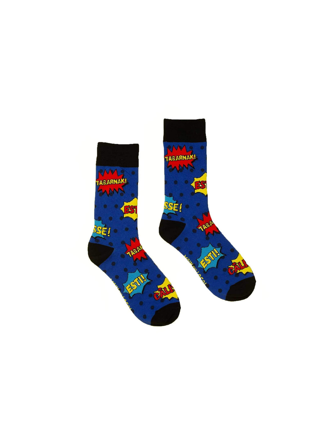 Bas Main and Local Jurons québécois : chaussettes pleines d’humour inspirées des expressions typiques de la Belle Province.
