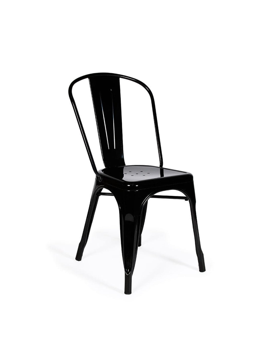 La chaise à dîner Nüspace Marais A allie design industriel, solidité et style contemporain. noir