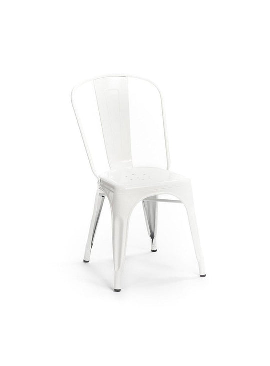 La chaise à dîner Nüspace Marais A apporte une touche moderne à votre salle à manger. blanc