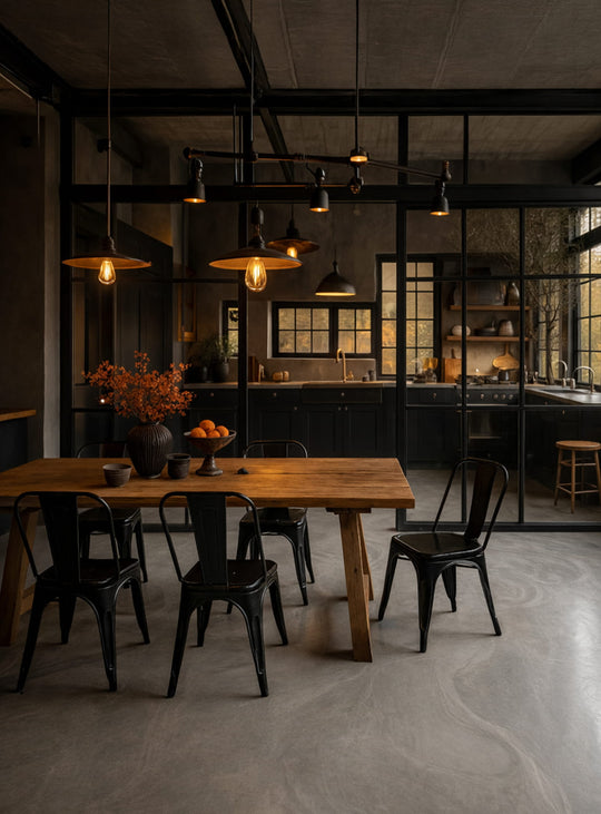 Design iconique et robustesse assurée avec la chaise à dîner Nüspace Marais A. noir