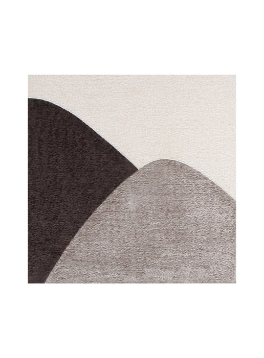 Marie Dooley Alpin : toiles murales abstraites en tissu Sherpa velouté.