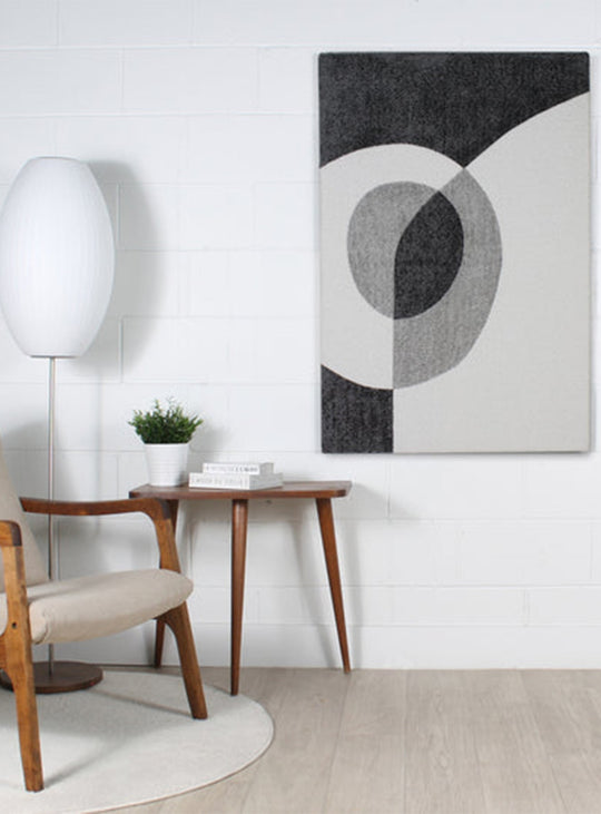 Toile Céleste de Marie Dooley : équilibre visuel et sérénité contemporaine.