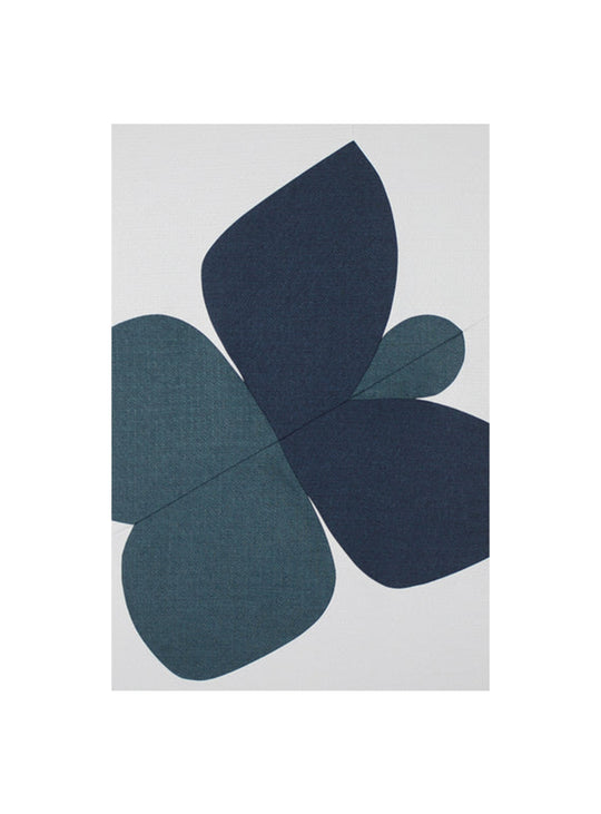 Toile Liberté de Marie Dooley : formes fluides et poésie aérienne.