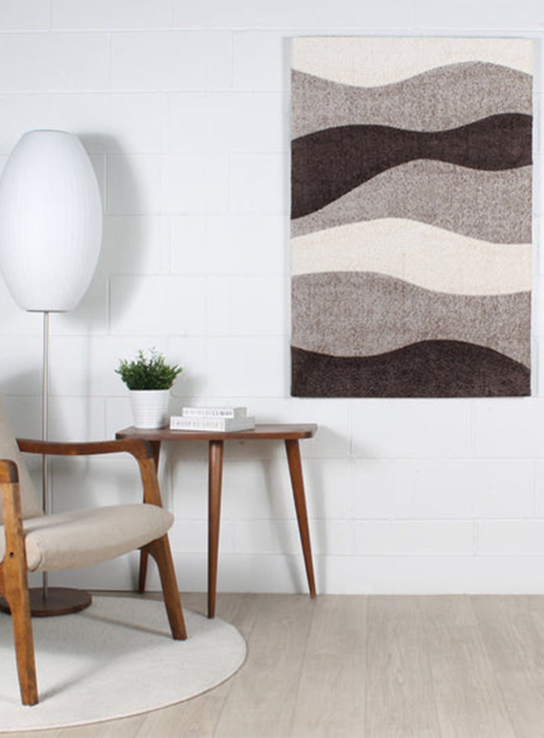 Toile Réalité de Marie Dooley : mouvement doux et élégance contemporaine.