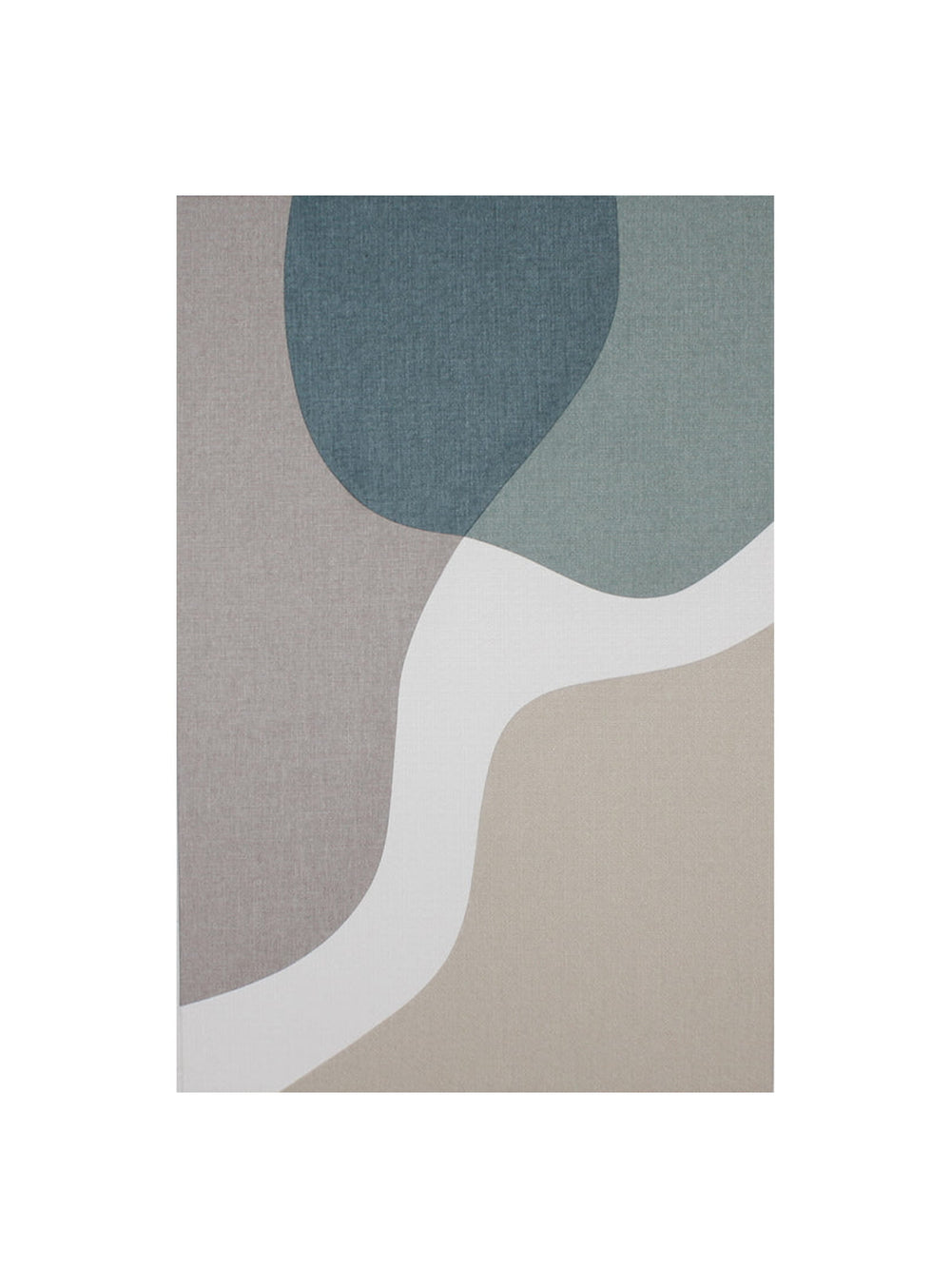 Tableau Riviera de Marie Dooley : formes géométriques apaisantes et uniques.