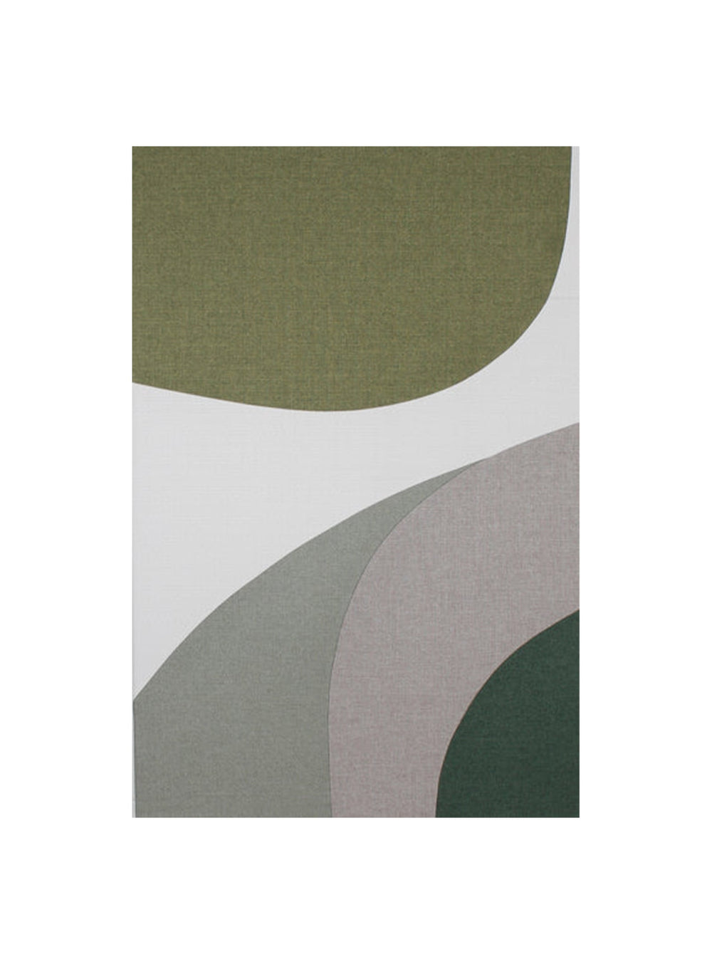 Toiles Vision de Marie Dooley : diptyque abstrait en vert et gris apaisants.