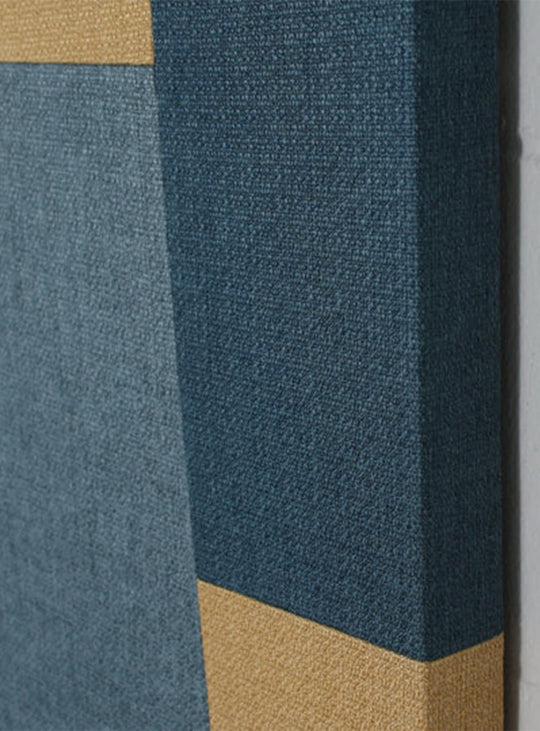 Marie Dooley Vitrail : toiles murales abstraites cousues main à Québec.