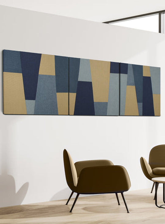 Toiles murales Vitrail de Marie Dooley : élégance minimaliste et artisanale.