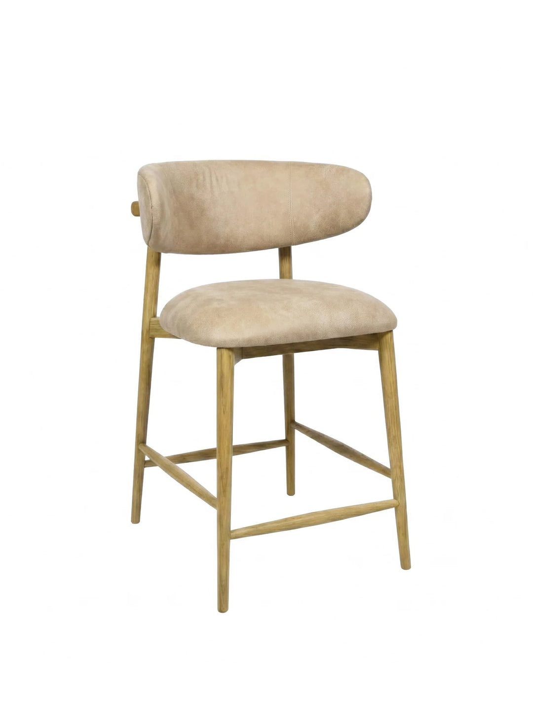 Le tabouret de comptoir Milo séduit par son design intemporel et raffiné. naturel