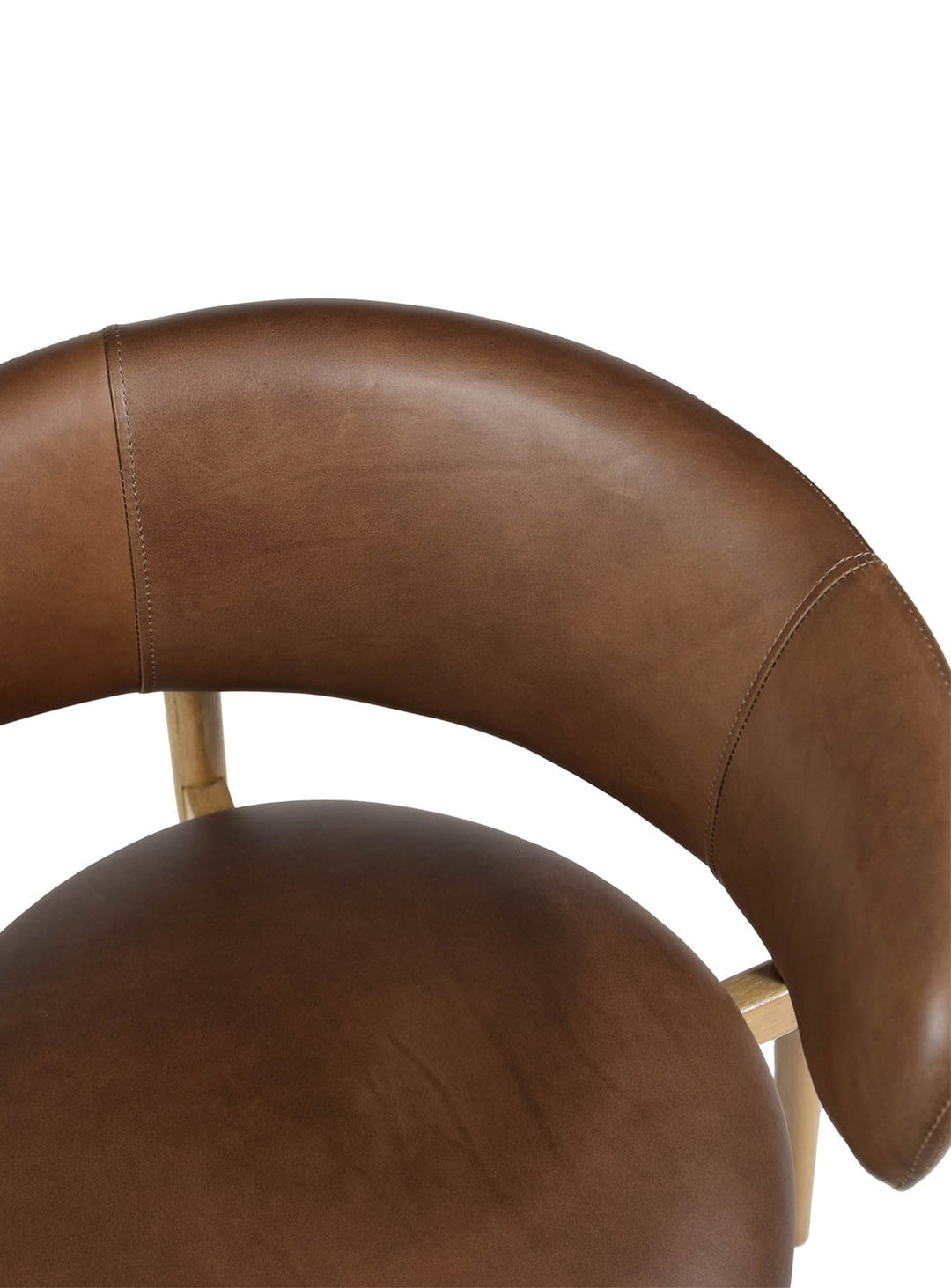 Chaise à dîner Milo, soutien ergonomique pour un confort maximal à table. mocha