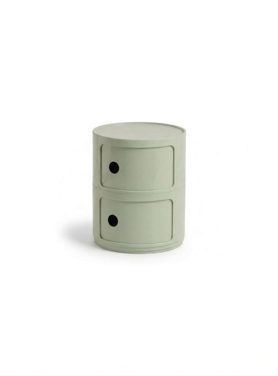Table d’appoint Moderno 2 table avec rangement intégré. vert menthe