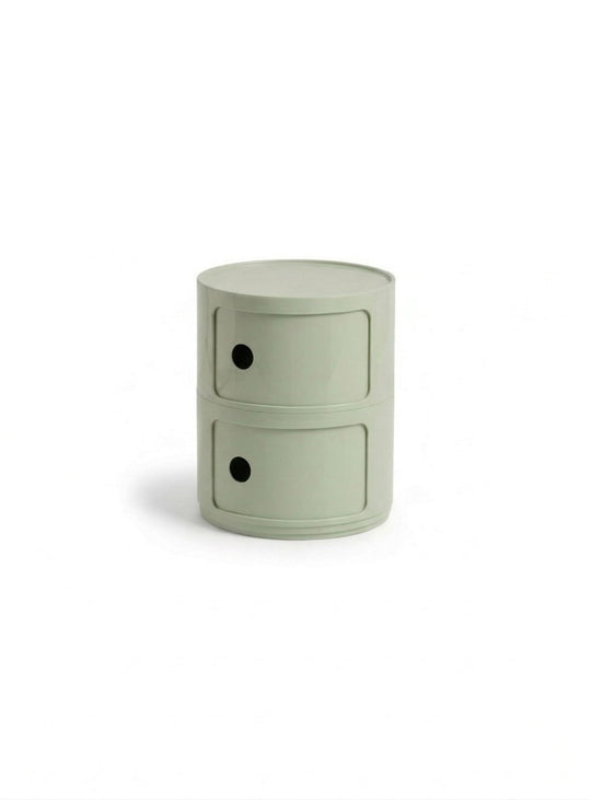 Table d’appoint Moderno 2 table avec rangement intégré. vert menthe