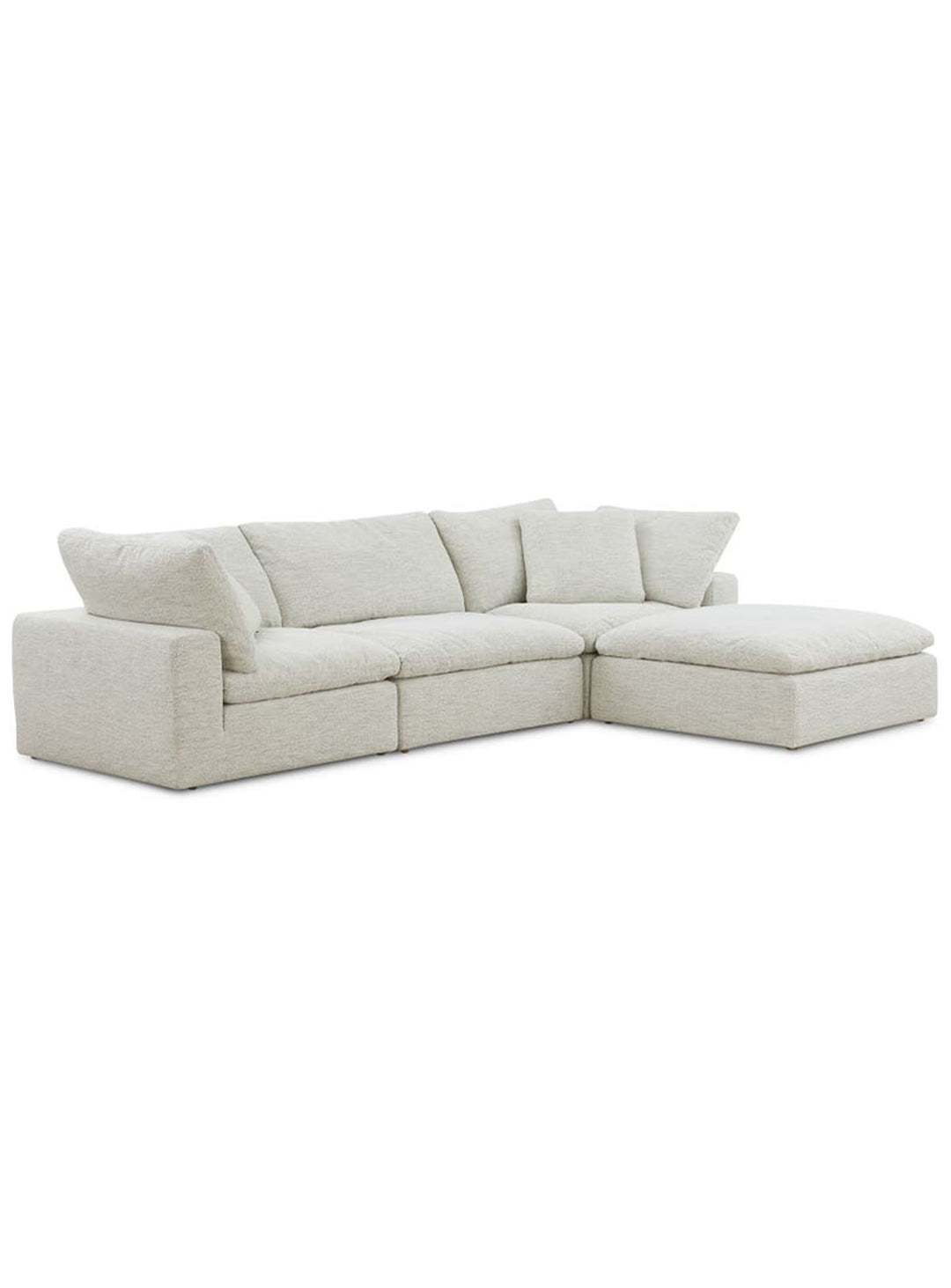 Sofa modulaire Clay, design moderne et confort haut de gamme. sable