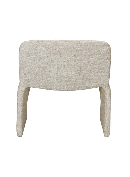 Design harmonieux et assise ergonomique définissent le fauteuil d’appoint Ella de Moe's Home.